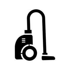 Modern Vacuum Cleaner Icon Representing Household Cleaning, Hygiene, and Efficient Dust Removal for Home and Cleaning Service Design