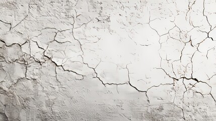 Obraz premium Close-up of cracked and peeling surface with aged paint and textured patterns, showcasing material decay, weathered layers, and abstract organic structure