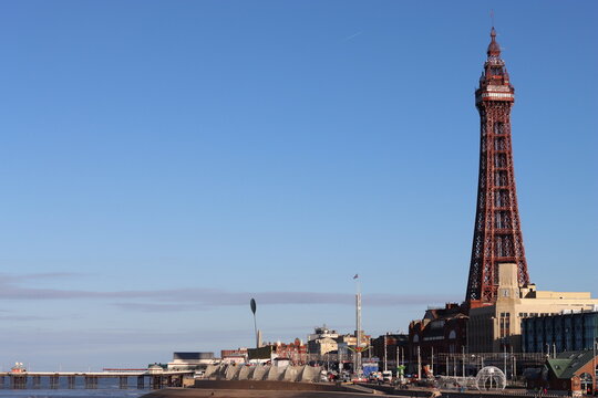 Blackpool Tower in winter sunshine