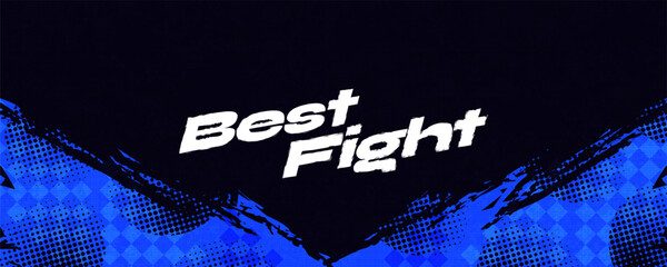 Black and Blue Grunge Background with Halftone Style. Abstract Brush Background for Banner or Poster Design