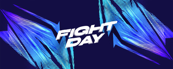 Abstract Sport Background with Brush Strokes in Colorful Gradient Style and Halftone Pattern. Scratch and Texture Elements For Design