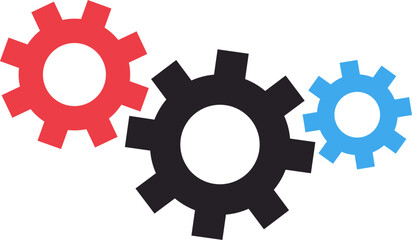 Interlocking Gears Cogwheel Icon