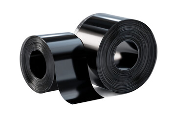 Classic camera film roll isolated on transparent background