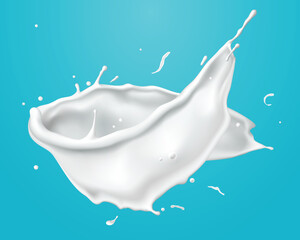 abstract background of milk spiral shape, illustration vector and design.