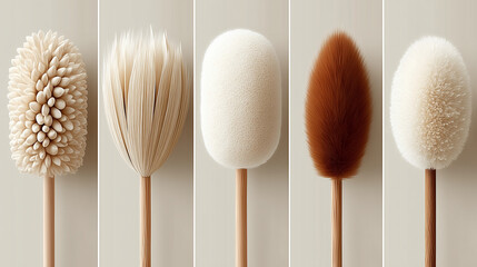 Five Minimalist Paintbrushes