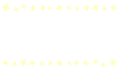 Yellow glowing horizontal frame design