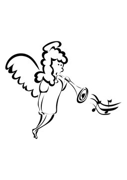 Engel mit Trompete