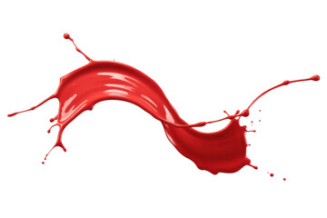 Red Paint Splash