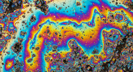 Rainbow Oil Slick Texture