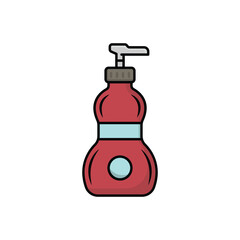 Colorful icon for drop cleaner