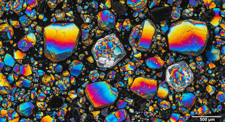 Colorful Mineral Grains