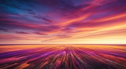 Abstract background showing a vibrant, colorful, swirling field texture with vast open space suitable for text overlay or design elements ,fluid ,wavy ,texture