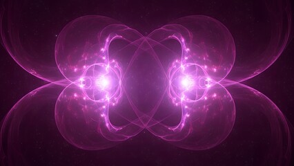 Vibrant Purple Energy Orbs with Luminous Cores and Swirling Tendrils on a Dark Background.