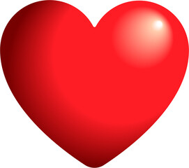 Gradient Red Heart