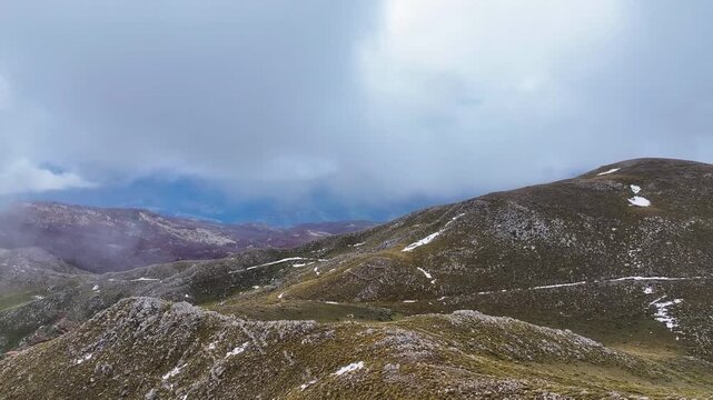 Albania Polisi Mountain tundra landscape winter