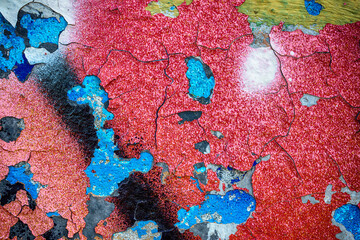 graffiti on the wall, old texture paint ,grunge background