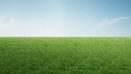 Fototapeta premium green grass and blue sky