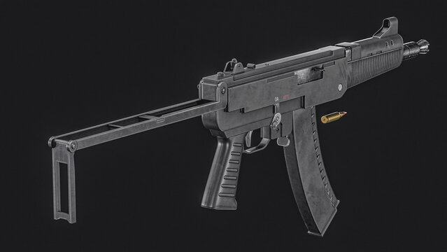AMOGH carbine and Dragunov MA rifle