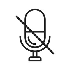Noise cancelling mic icon
