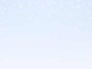 Realistic falling snow PNG overlay isolated on transparent background, seamless winter snowfall pattern for Christmas designs 38.