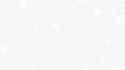 Realistic falling snow PNG overlay isolated on transparent background, seamless winter snowfall pattern for Christmas designs 19.