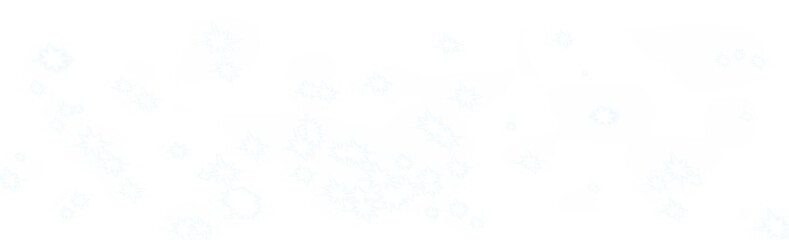 Realistic falling snow PNG overlay isolated on transparent background, seamless winter snowfall pattern for Christmas designs 13.