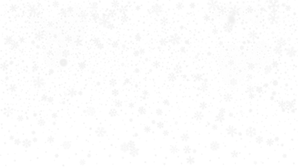 Realistic falling snow PNG overlay isolated on transparent background, seamless winter snowfall pattern for Christmas designs 26.