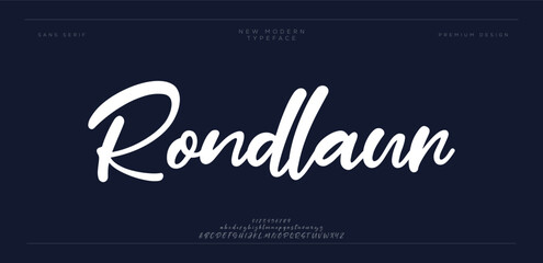 Rondlaun &ndash; Modern Brush Signature Script