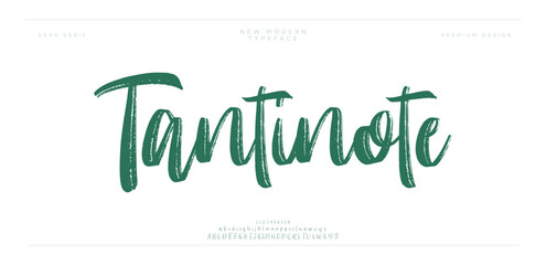 Tantimote &ndash; Textured Artistic Brush Script