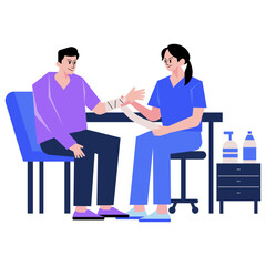 Fototapeta premium Physiotherapy Session