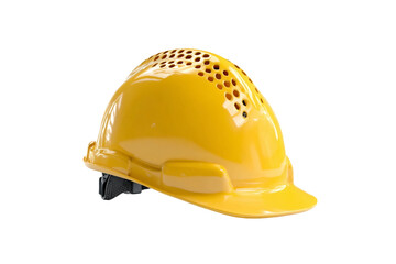 Fototapeta premium Construction safety helmet isolated on transparent background