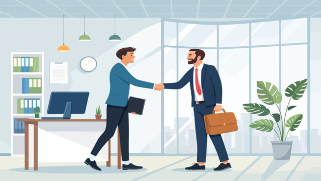 Colleagues Practicing Good Manners in the Workplace