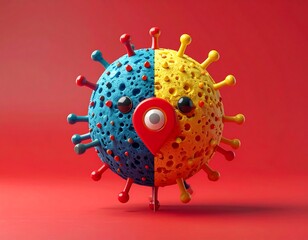 COVID-19 Location Tracking - A Visual Representation of Pandemic Spread.