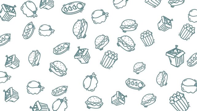 BBQ Grill Pattern Animated 