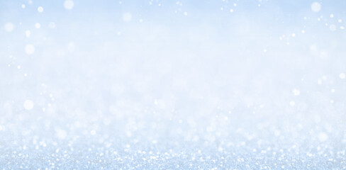 shiny background sparkle in blue color lights bokeh defocus