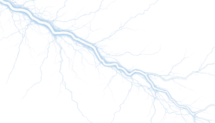 Electric storm lightning strike dramatic weather PNG clipart