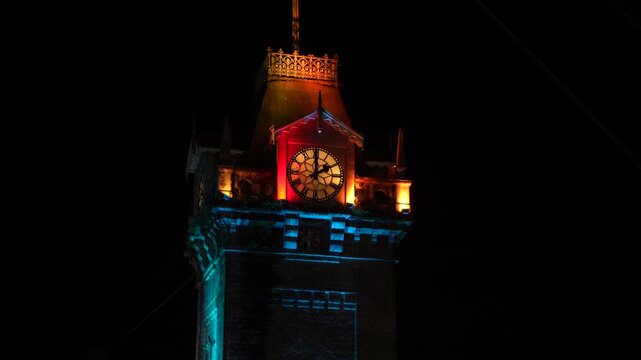 There is a clock on top of the Darjeeling Town Hall that is very popular.