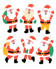 Fototapeta premium Cute Santa 6