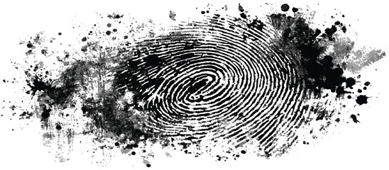 Abstract black grunge fingerprint old background texture. vintage fingerprint noise distressed grain overlay effect.