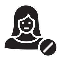 No Harassment icon or logo isolated sign symbol vector illustration - high quality black style vector icons