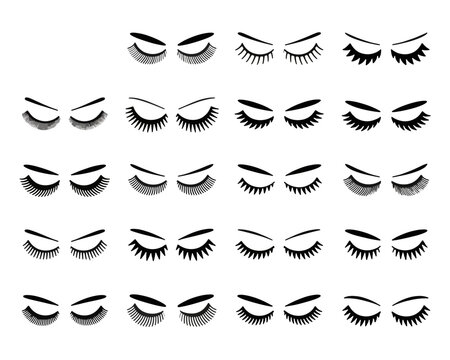 Eye Expressions: An array of eye illustrations showcasing a spectrum of human expressions, ranging from serenity to skepticism and everything in between.