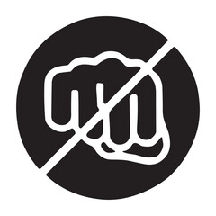 Protest icon or logo isolated sign symbol vector illustration - high quality black style vector icons