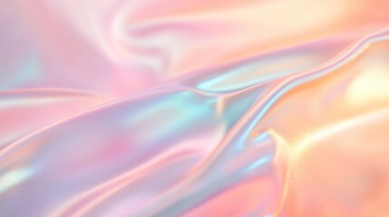 Obraz premium Soft fabric with colorful shine on a smooth surface in bright light