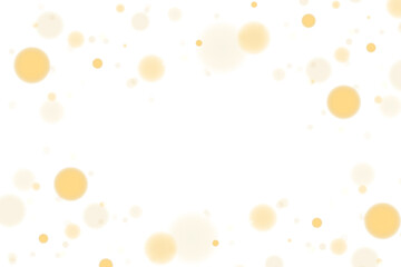 Radiant gold dust motion with glowing bokeh sparkles, shimmering light particles, and festive decorative cloud ideal for winter holiday graphics and transparent vector illustrations

