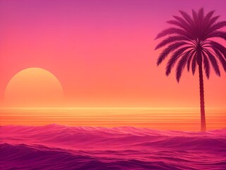 Vaporwave Film Burn Gradient Texture Background