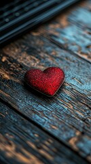 A sign of love, warmth sent to loved ones or family, as well as social media interaction on laptop, message, email, comment