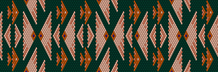 Seamless 3D Mosaic Pattern for Panels and Borders