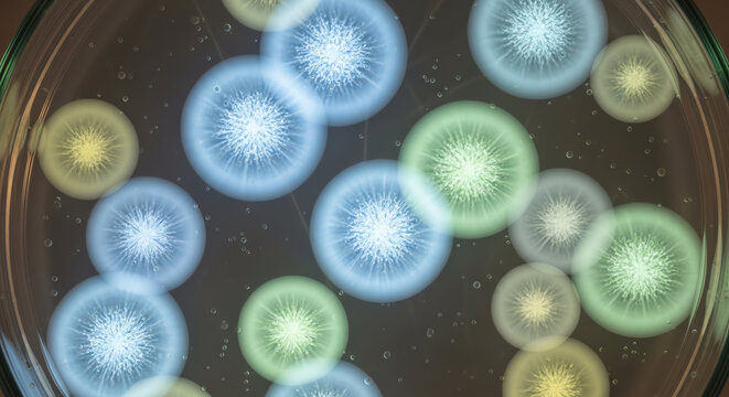 Microbial Colonies View