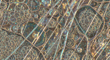 Surface Bubbles Grid Lines Light