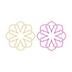 AYURVEDA SPA MASSAGE SIGN SYMBOL LOGO VECTOR ISOLATED ON WHITE